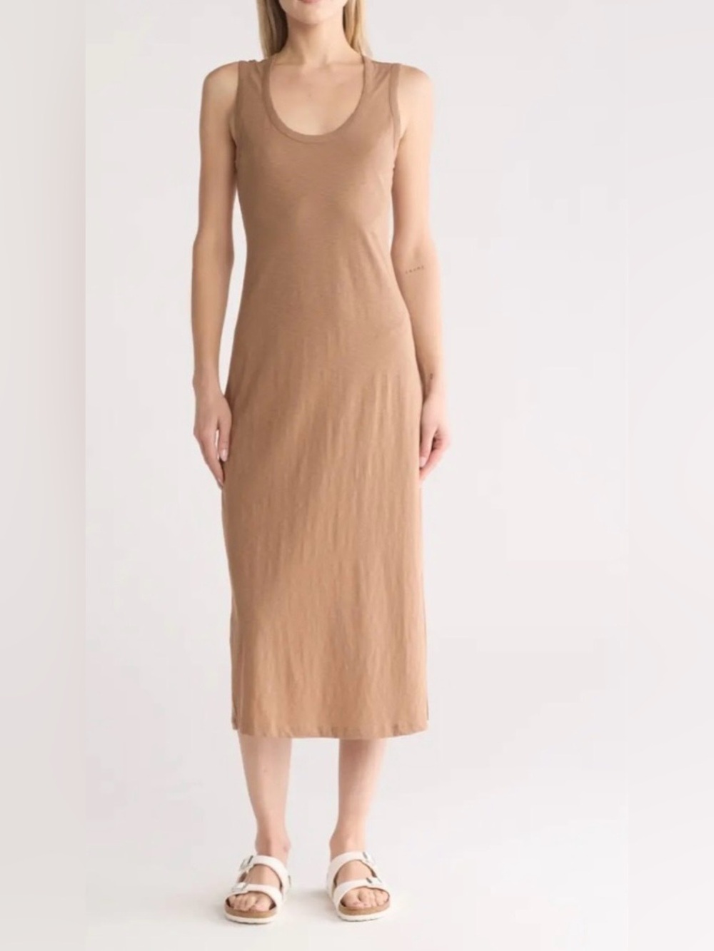 NWT Theory cotton sleeveless midi dress